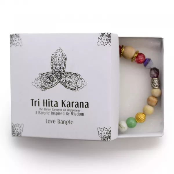 Tri Hita Karana Bangle - Love - Image 4