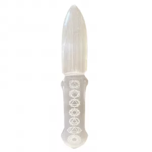 Selenite Ritual Knife - Chakra