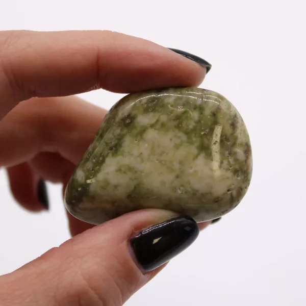 Large African Tumble Stones - Epidote Snowflake - Image 2