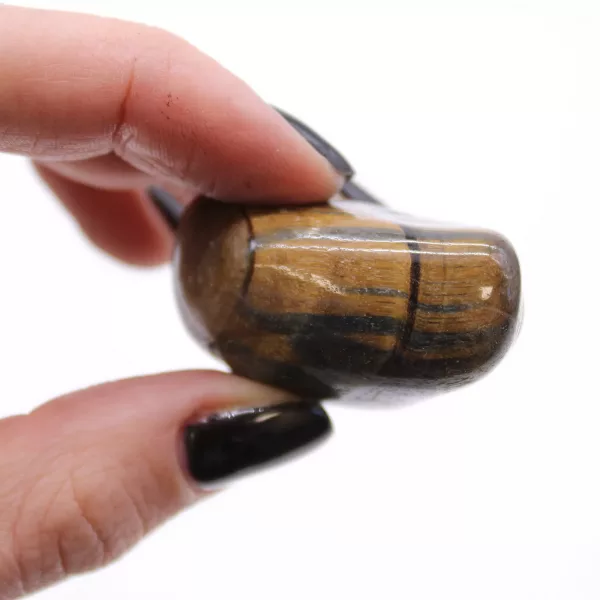 Medium African Tumble Stones - Tigers Eye - Varigated - Image 3