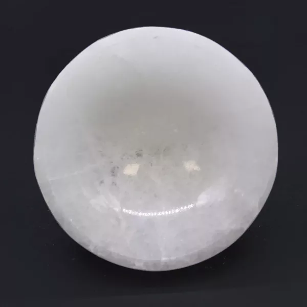 Selenite Round Bowl - 10cm - Image 2