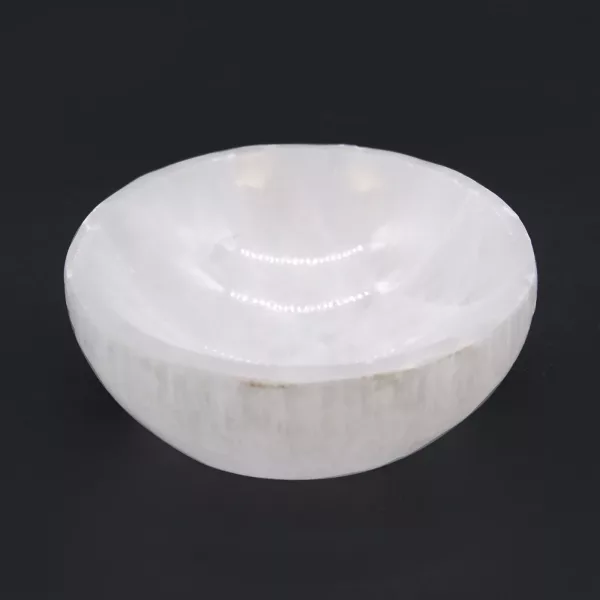 Selenite Round Bowl - 10cm - Image 3