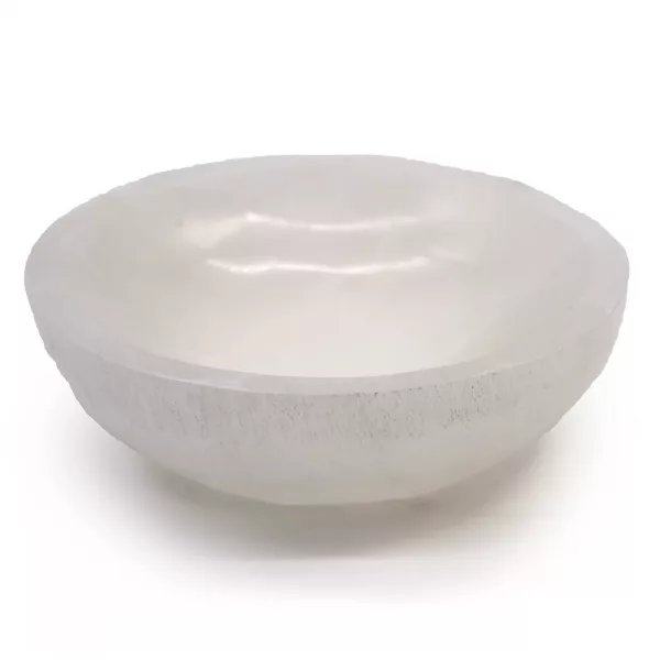 Selenite Round Bowl - 15cm