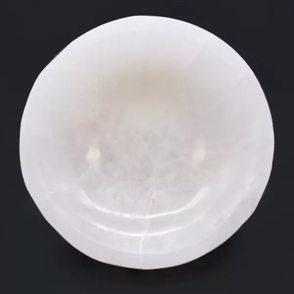 Selenite Round Bowl - 15cm - Image 2