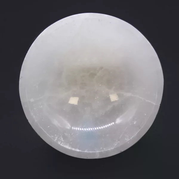 Selenite Round Bowl - 8cm - Image 2