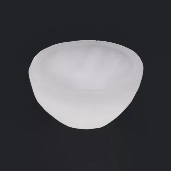 Selenite Round Bowl - 6cm - Image 3