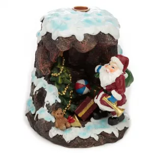 Christmas Santa\'s Grotto Backflow Incense Burner
