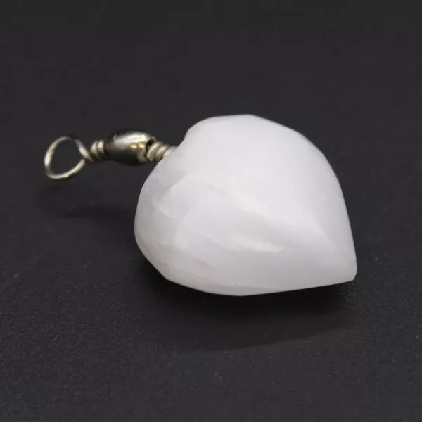 Selenite Heart Pendant - Image 2