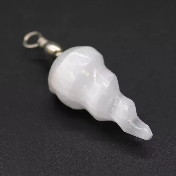 Selenite Spiral Pendant - Image 2