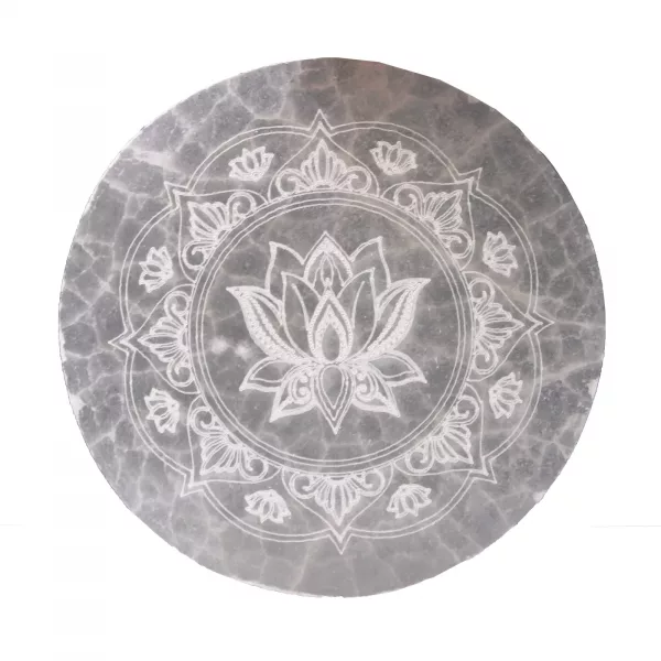Medium Charging Plate 10cm -  Lotus Mandala - Image 3
