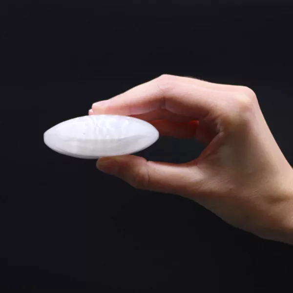 Selenite Palm Stone - 6.5 cm - Image 4