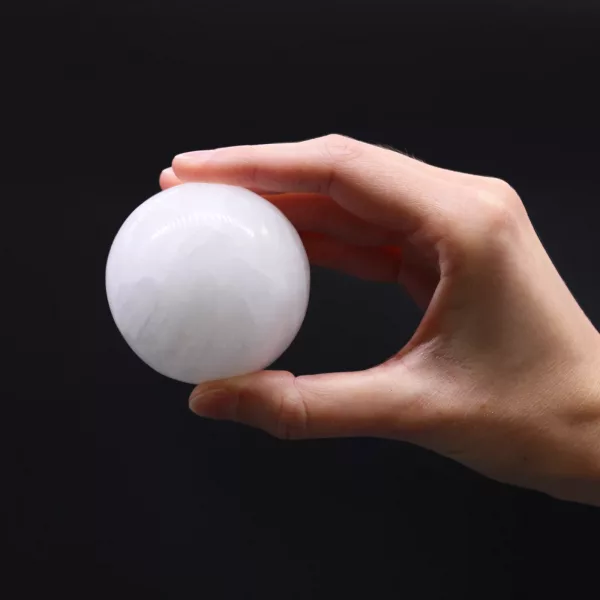 Selenite Sphere - 5-6 cm - Image 4