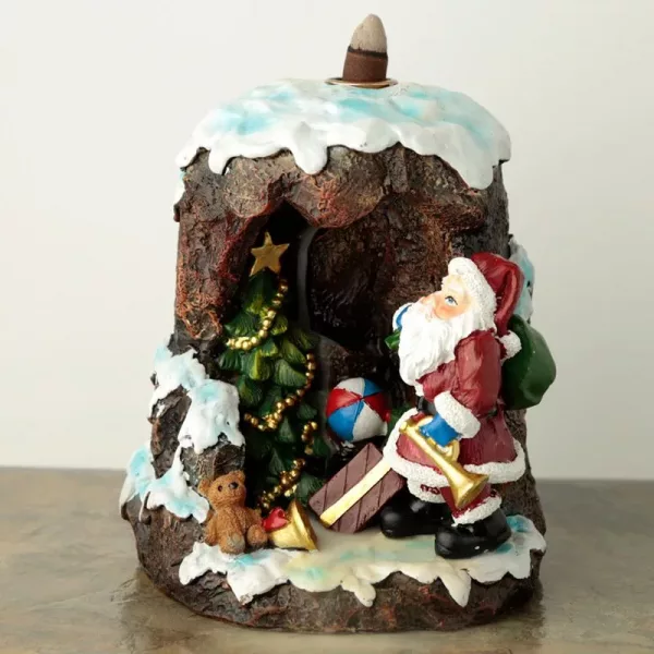 Christmas Santa\'s Grotto Backflow Incense Burner - Image 2