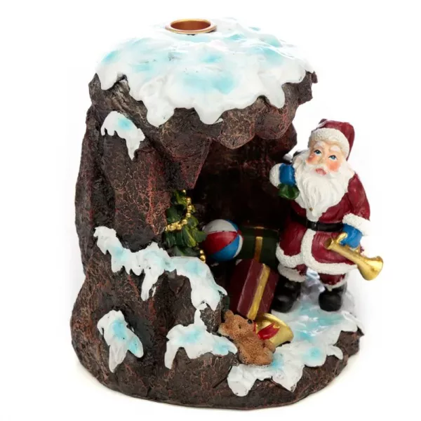 Christmas Santa\'s Grotto Backflow Incense Burner - Image 3