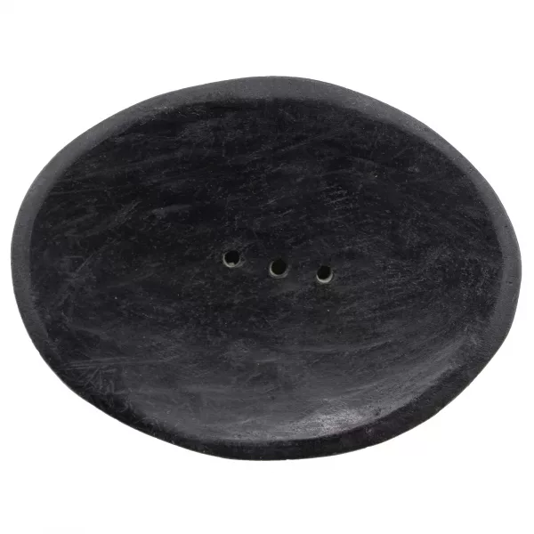 Oval Black Marble Soap Dish - Image 2
