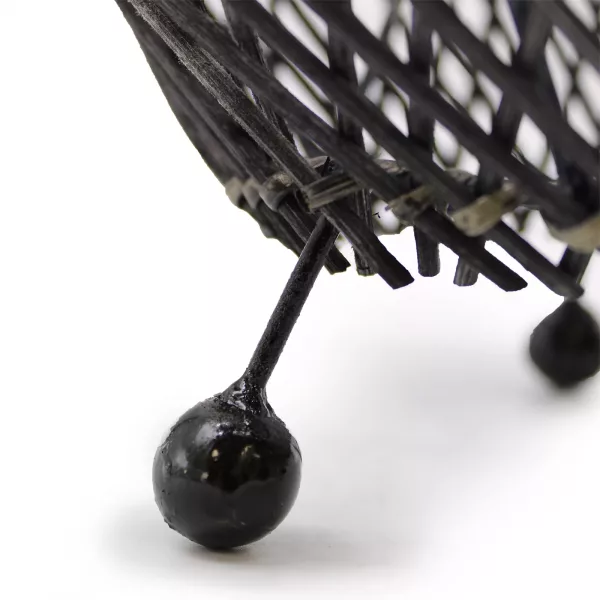 Rattan Table Lamps - Black - Image 2