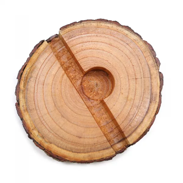 Small Log Phone Holder (full slice) - Natural - Image 2