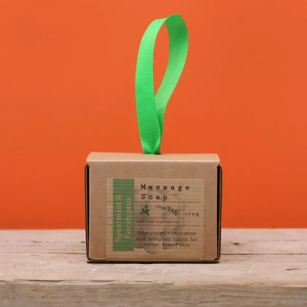 Boxed Single Massage Soaps - Spearmint & Eucalyptus - Image 2