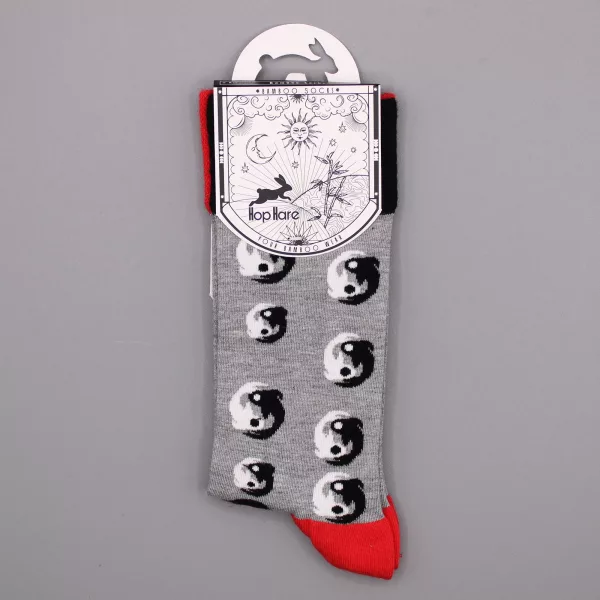 Hop Hare Bamboo Socks S/M - Lucky Cats - Image 2