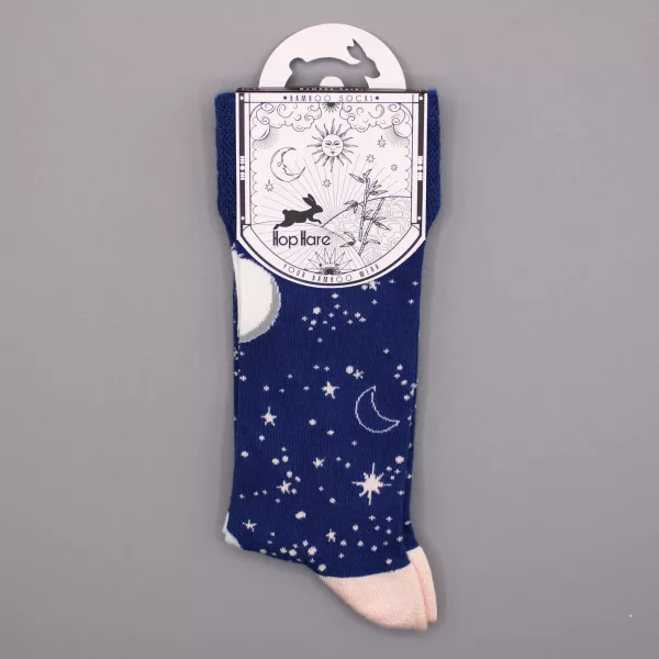 Hop Hare Bamboo Socks S/M - Moon Walk - Image 2
