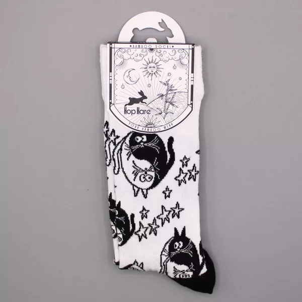 Hop Hare Bamboo Socks S/M - Ying Yang - Image 2
