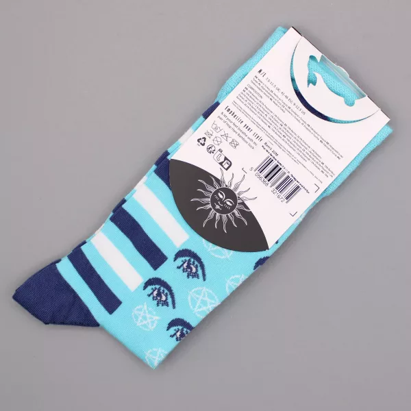 Hop Hare Bamboo Socks S/M - Pentagram and Evil Eye - Image 3