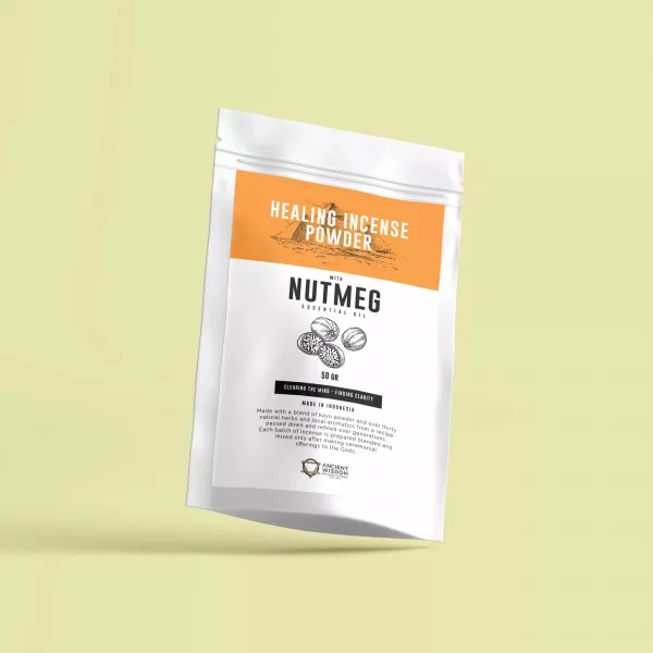 Healing Incense Powder - Nutmeg 50gm - Image 3