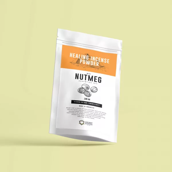 Healing Incense Powder - Nutmeg 100gm - Image 2