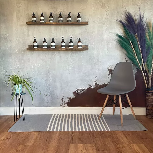 Indian Cotton Rug - 70x170cm - Grey - Image 3