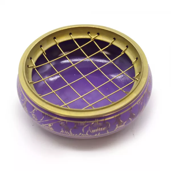 Chakra Charcoal Incense Jar - Crown - Image 2