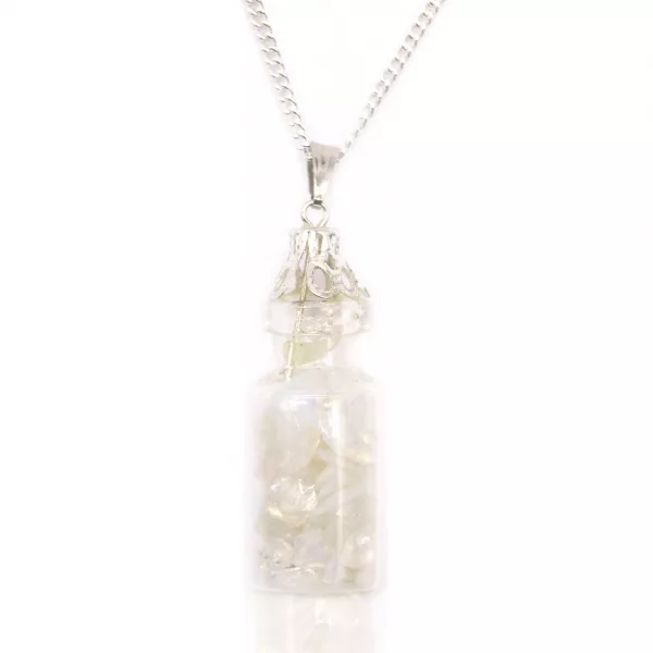 Bottled Gemstones Necklace - Opalite
