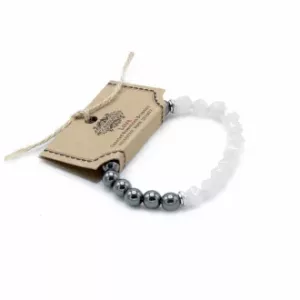 Faceted Gemstone Bracelet - Magnetc Rose Quatz