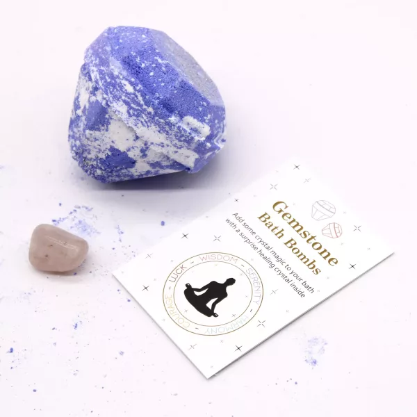 Gemstone Bath Bomb - Raspberry & Pomegranate - Image 3