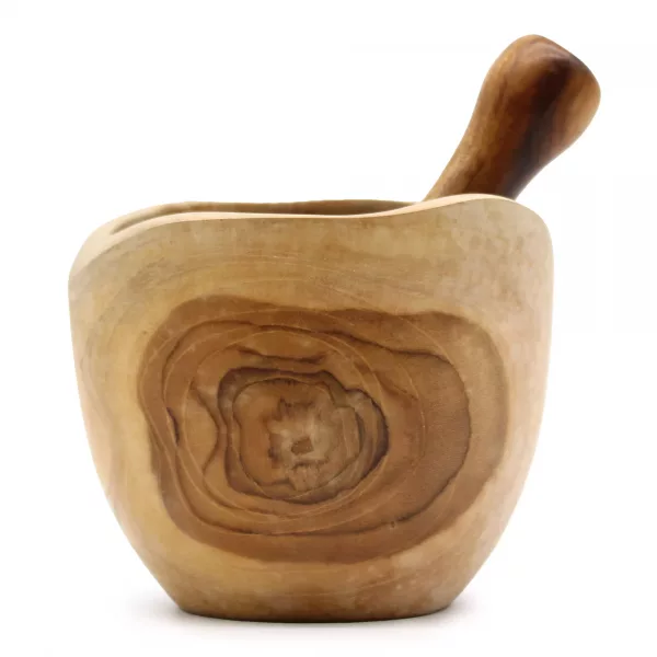 Ergo Teak Pestal & Morter Lrg - Image 3