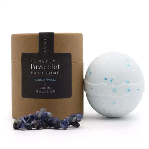 Sodalite Gem Bracelet Bath Bomb - Image 2