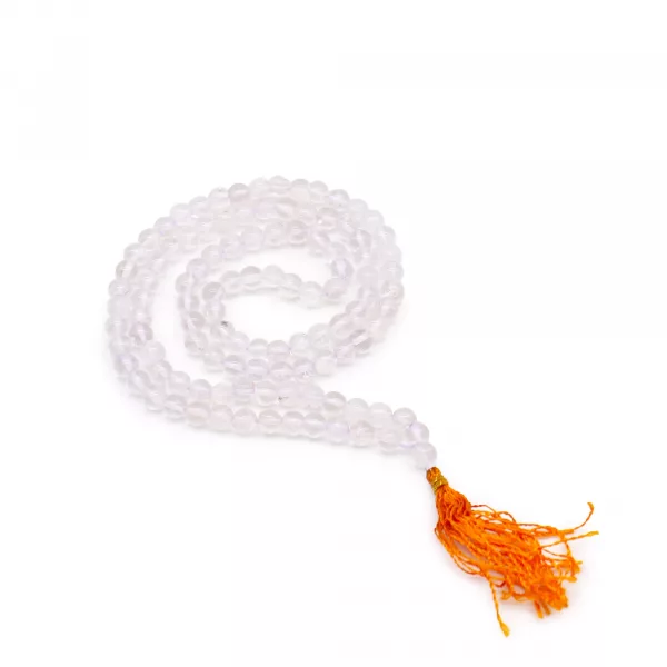 108 Bead Mala - Rock Crystal