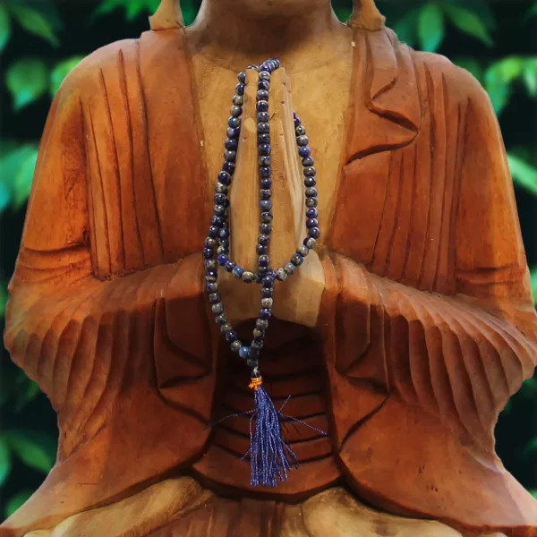 108 Bead Mala - Lapis - Image 2