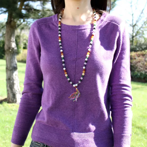 108 Bead Mala - Carnelian - Image 4