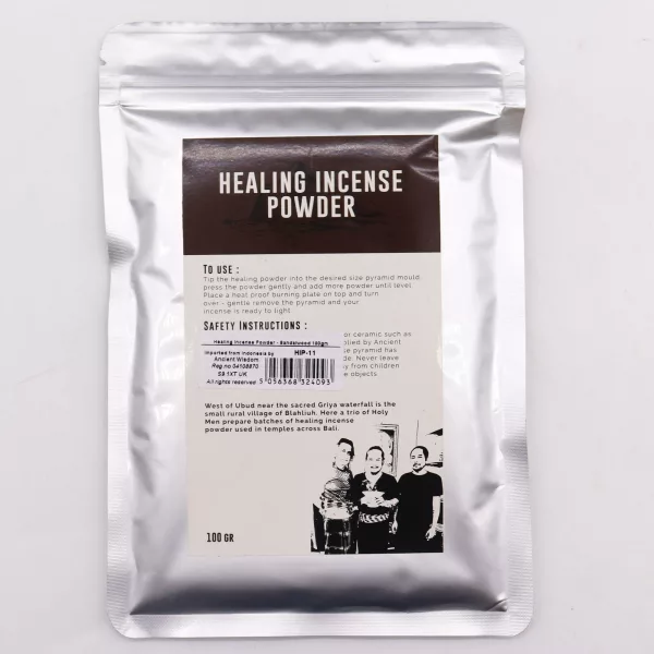 Healing Incense Powder - Sandalwood 100gm - Image 3