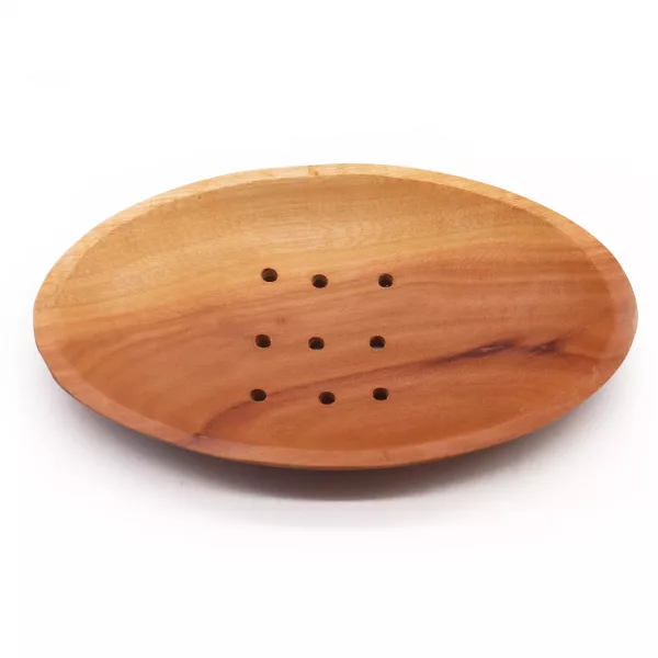 Classic Mahogany Soap Dish - Oval - Image 2