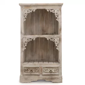 Albasia Bathroom Cabinet - Whitewash