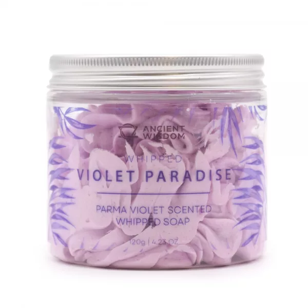 Parma Violet Whipped Soap 120g - Image 4