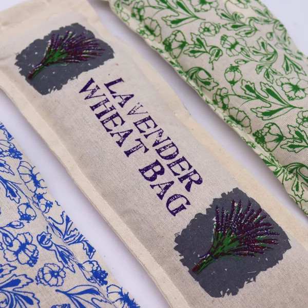 Natural Cotton Wheat Bags - Lavender - Image 4