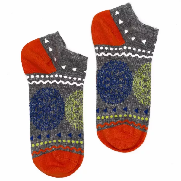 S/M Hop Hare Bamboo Socks Low (3.5-6.5) - Flowers of Life - Image 2