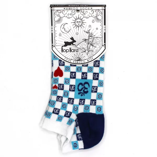 S/M Hop Hare Bamboo Socks Low (3.5-6.5) - Ohm Evil Eye - Image 3