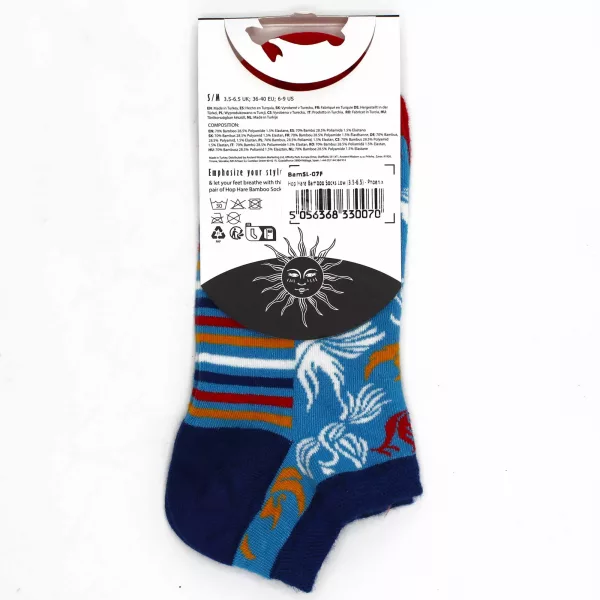S/M Hop Hare Bamboo Socks Low (3.5-6.5) - Phoenix - Image 4