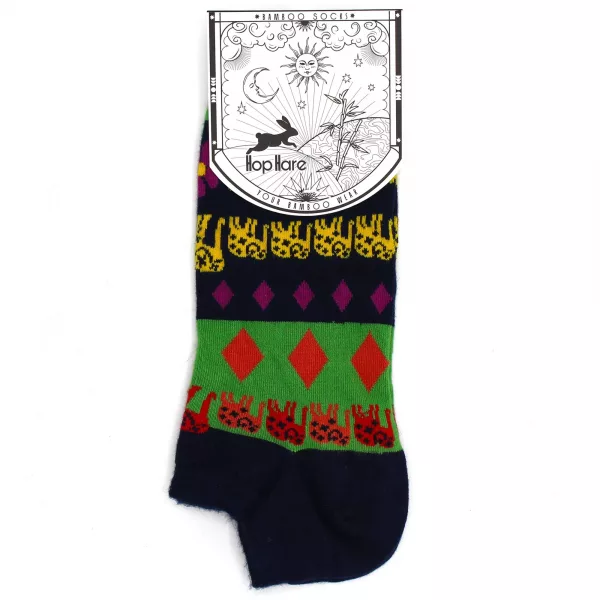 S/M Hop Hare Bamboo Socks Low (3.5-6.5) - Lucky Elephant - Image 3