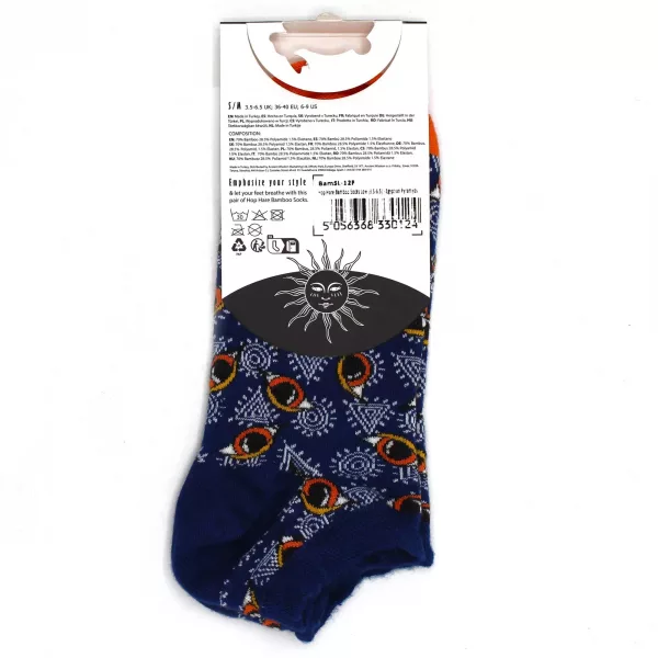 S/M Hop Hare Bamboo Socks Low (3.5-6.5) - Egyptian Pyramyds - Image 4