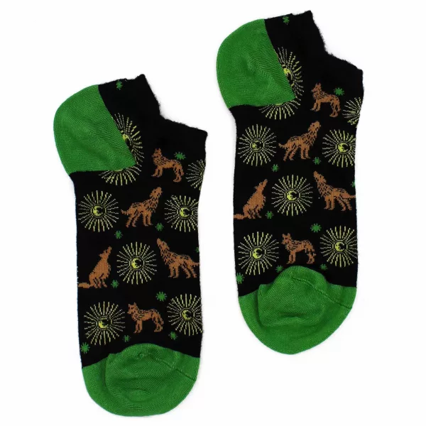 S/M Hop Hare Bamboo Socks Low (3.5-6.5) - Moonlight Wolfs - Image 3
