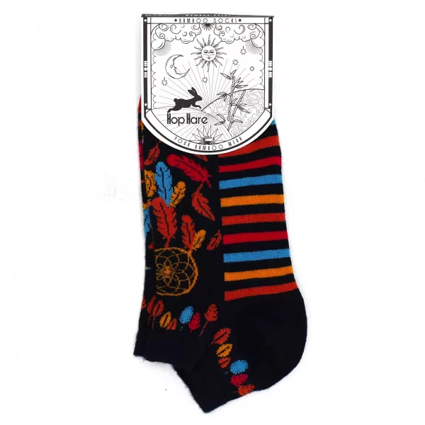 S/M Hop Hare Bamboo Socks Low (3.5-6.5) - Dreamcatcher - Image 3